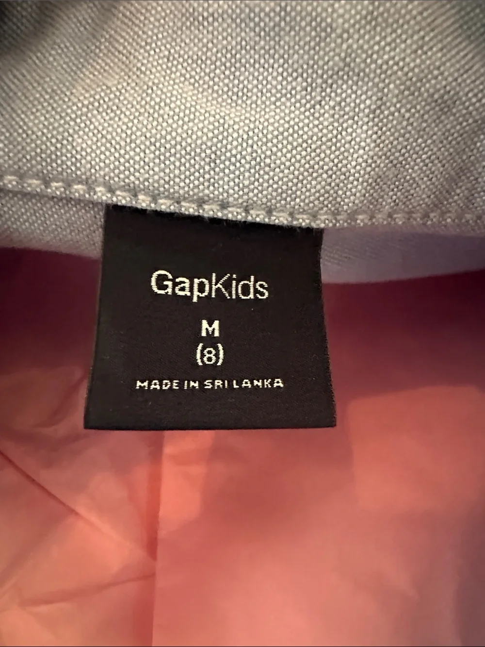 Gap Boys Oxford Shirt Long Sleeve Button Down
